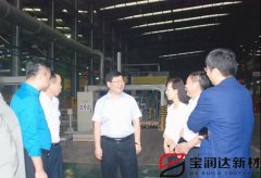 我市副市長張雪飛一行蒞臨寶潤達參觀調(diào)研